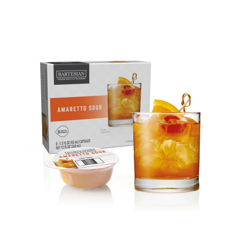 Bartesian Amaretto Sour  Pack  of 8 Cocktail Capsules